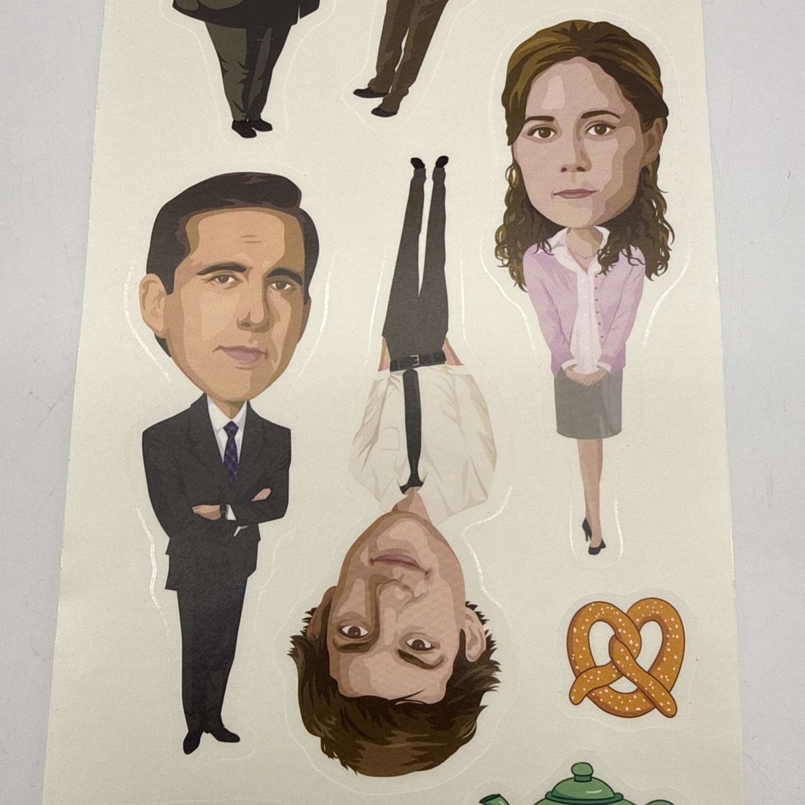 The Office Michael Scott Dunder Mifflin Dwight Sticker Sheet 10 Wall Decals