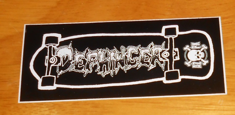 Depinger Sticker Original Promo (rectangle) 4×1.75