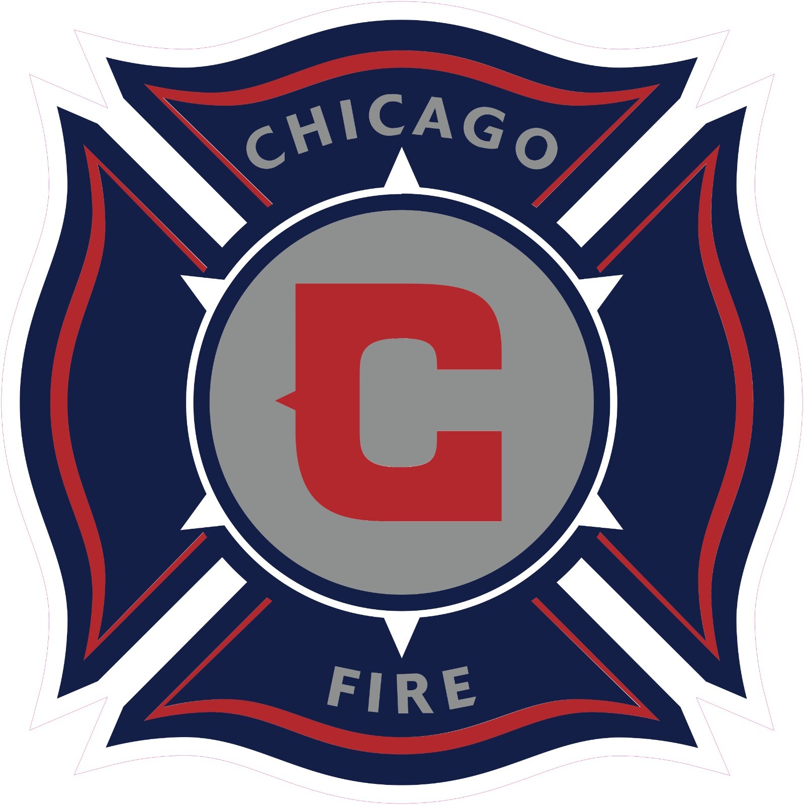 Chicago Fire Soccer Vinyl Decal Sticker Car Truck Bumper Laptop Mug Tumbler