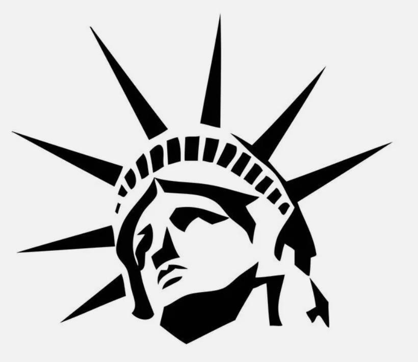 Statue Of Liberty Vinyl Decal Die Cut