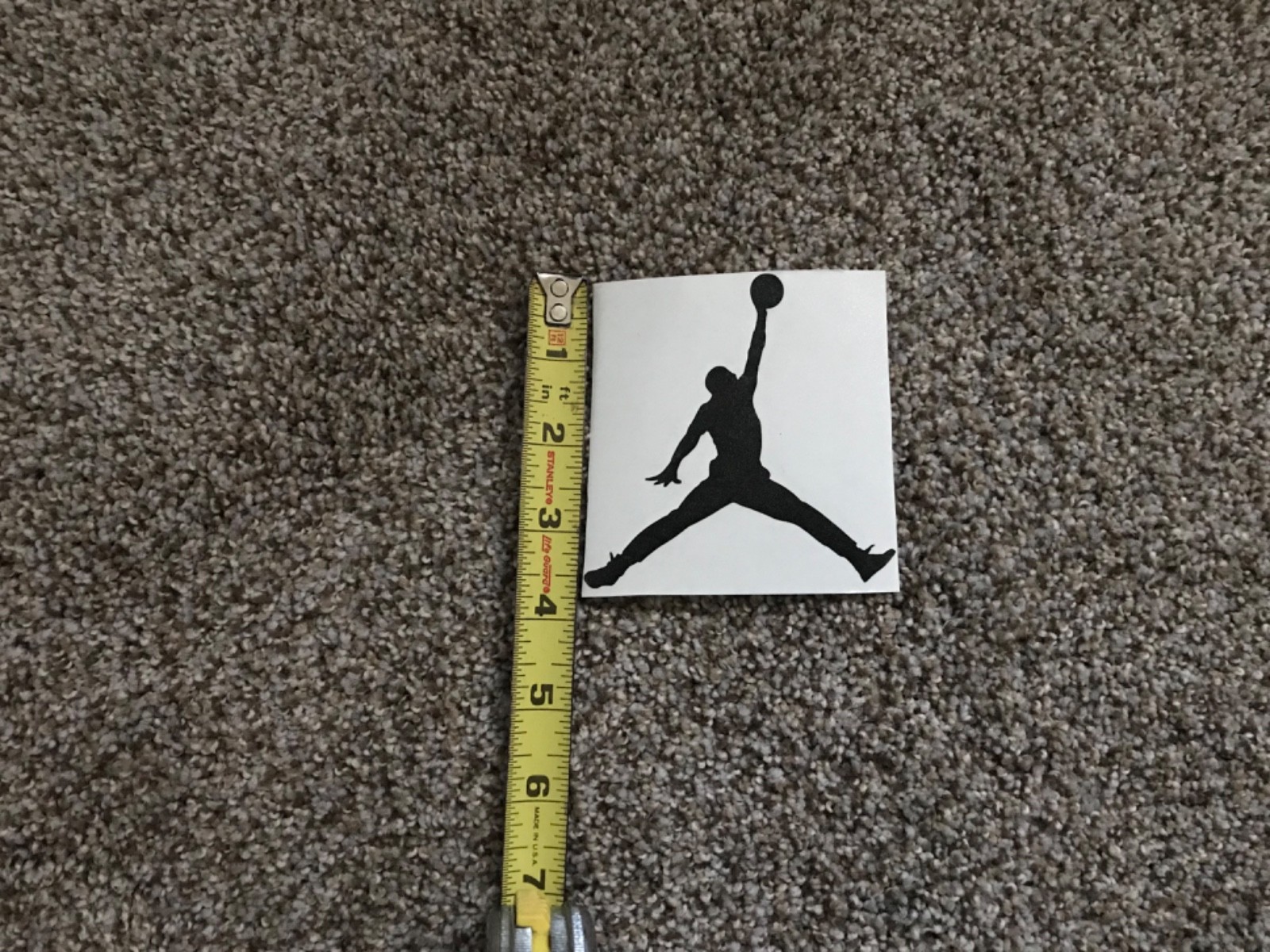 Michael Air Jordan Decal. High Quality Black Decal