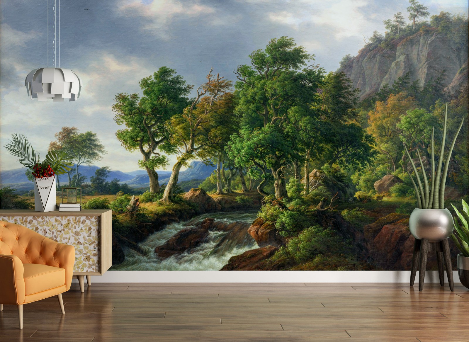 Classical Painting – Landscape Wallpaper, Wall Mural, Tapestry