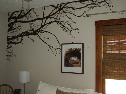 Large Wall Tree Top Nursery Decal Branches Wall Art Sticker Choose size, color
