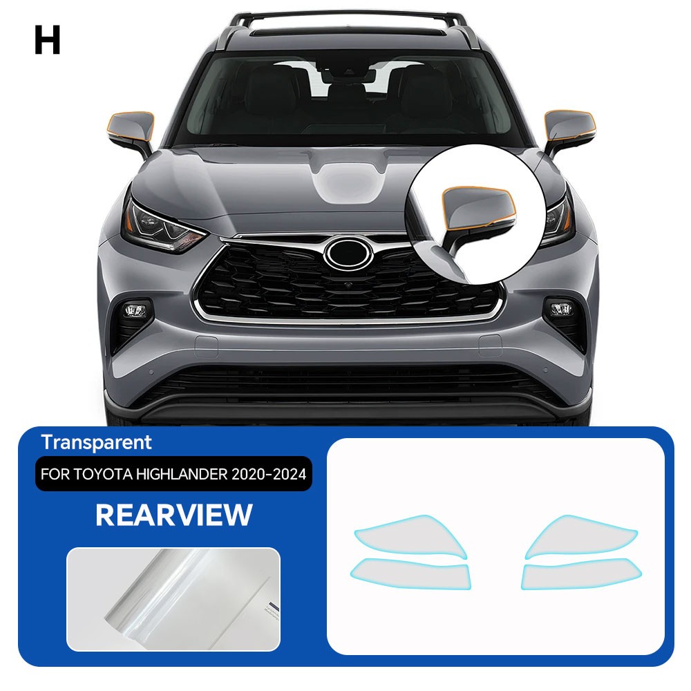 Full Car For Toyota Highlander 2020-2024 Clear PPF Precut Paint Protection Film