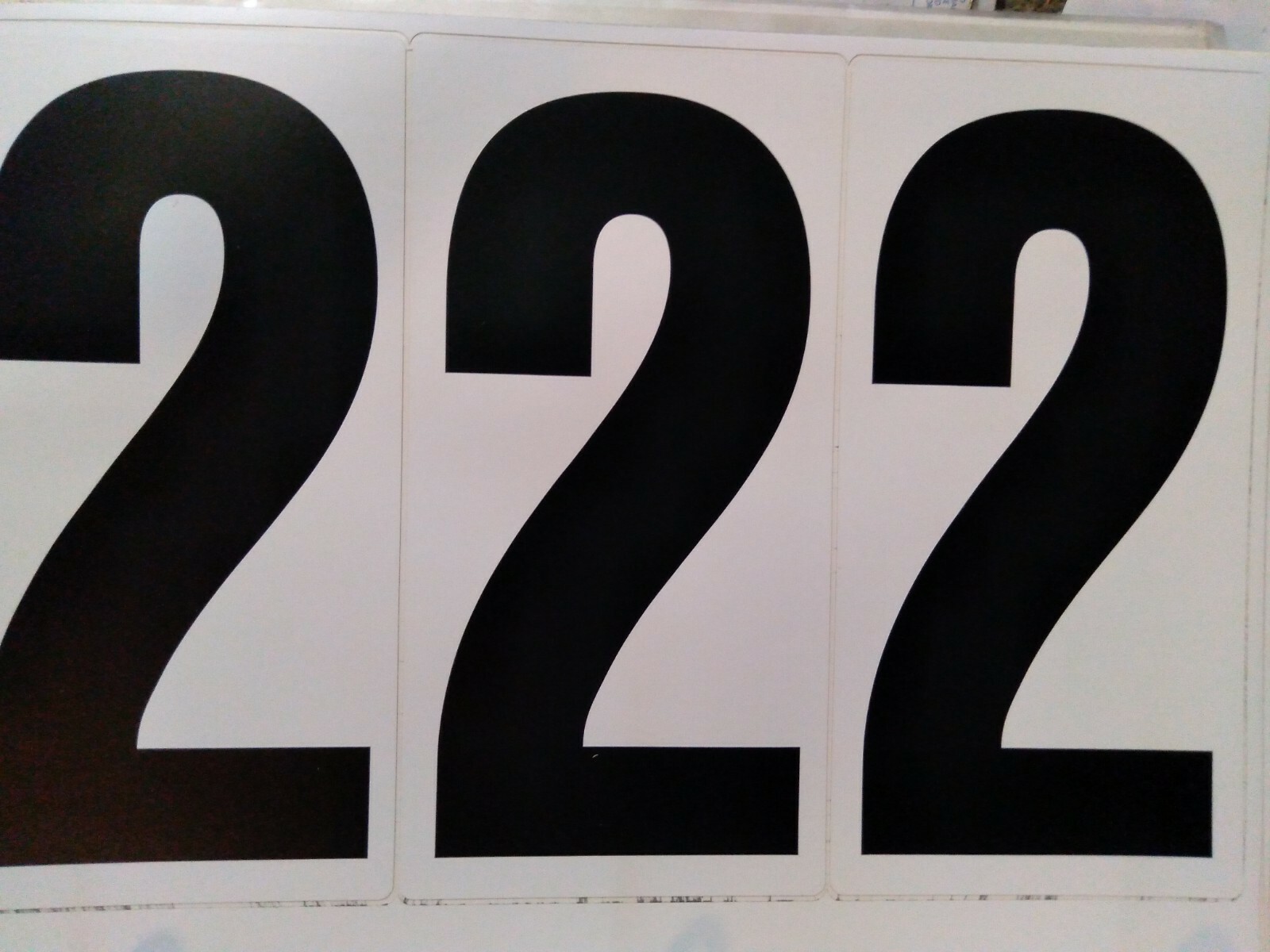 5" Set of Digits Numeral Mailbox Home Locker House Numbers Vinyl Stickers Decals