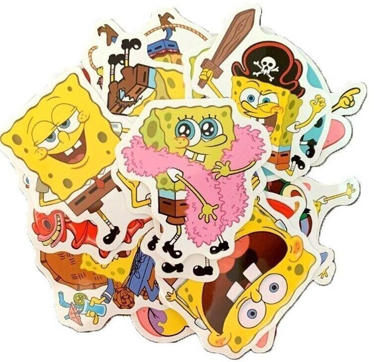 SPONGEBOB Stickers [B] SQUAREPANTS Squidword PATRICK ~ Vinyl Skateboard Decals