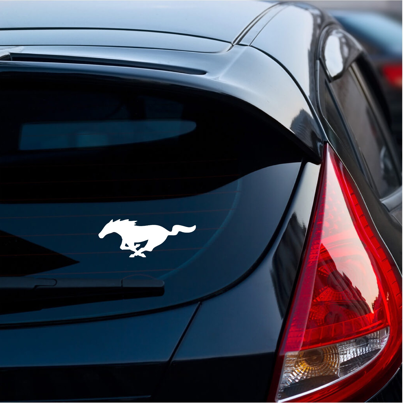Mustang Horse Logo Decal – Car Truck Window Sticker – Ford Pony Vinyl Graphic