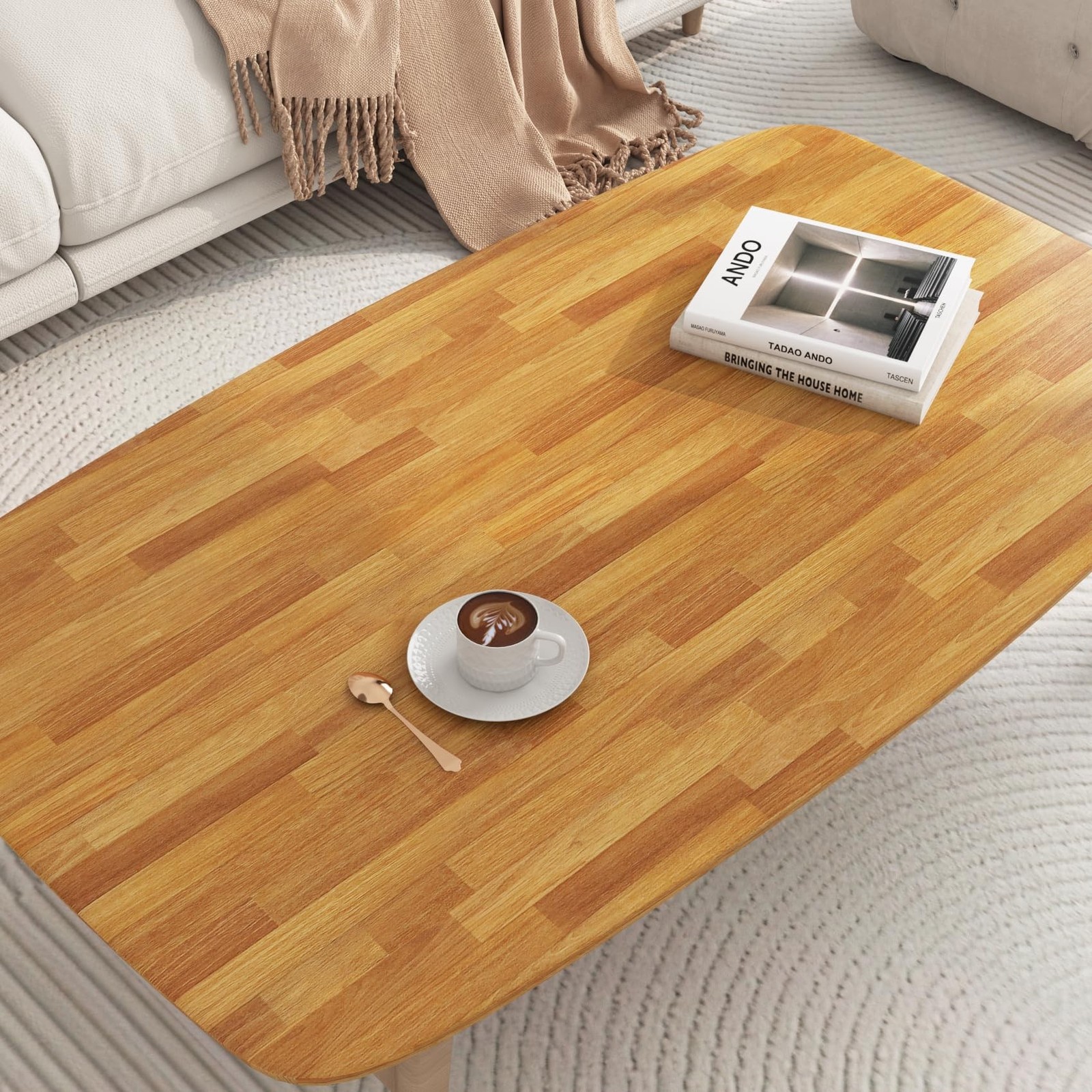 LACHEERY Butcher Block Countertop Contact Paper 160 x 36 Inch Extra Wide Peel…
