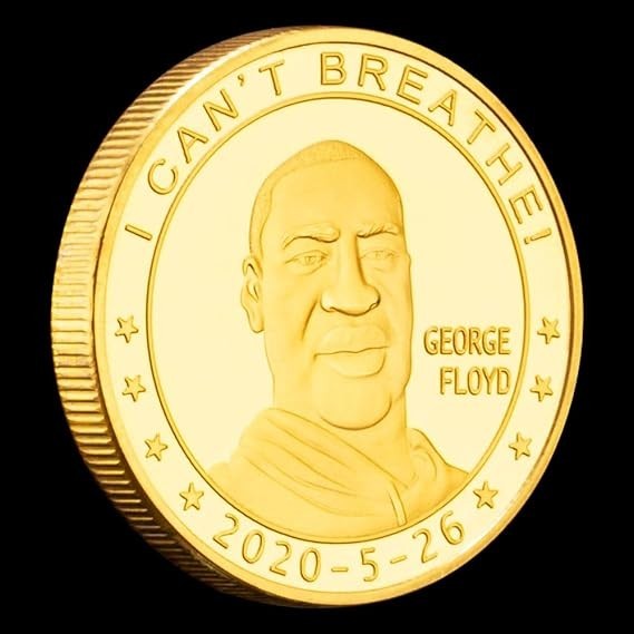 I Cant Breathe George Floyd Collectible Commemorative Coin Black Lives Matter Co