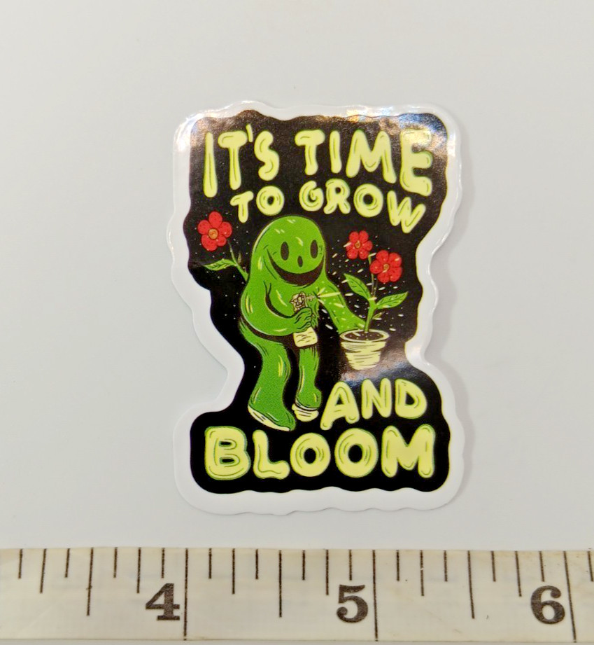 Plants-Succulent-Funny Humor Motivate Vinyl Sticker-Decal-NWOT-Free Shipping!