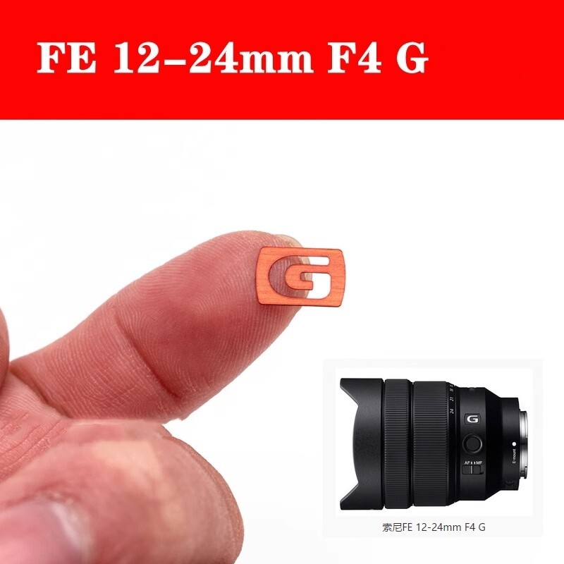For SONY Black G to Red GM Master lens label accessory G Master Metal label