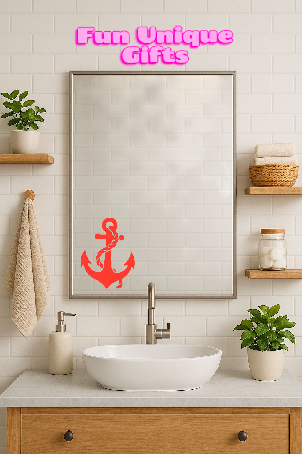 Anchor Vinyl Decal Sticker -Multiple Colors & Sizes- FREE SHIPPING