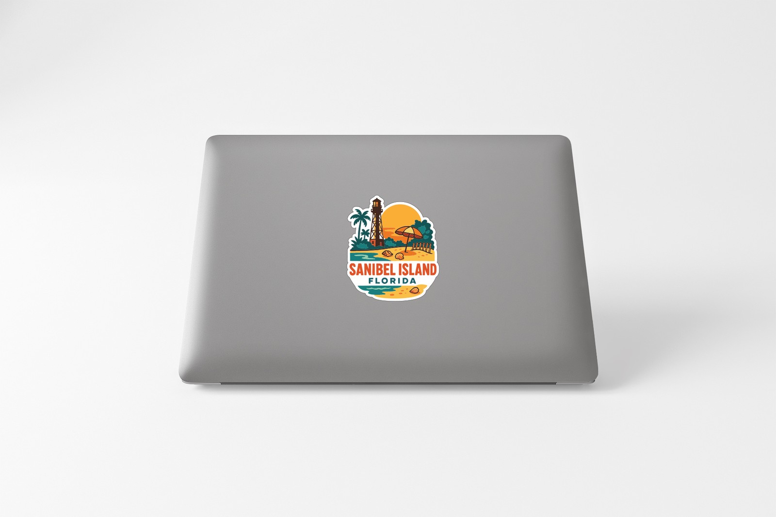 Sanibel Island Sticker Decal Vinyl Die-Cut City Skyline Landmark Design