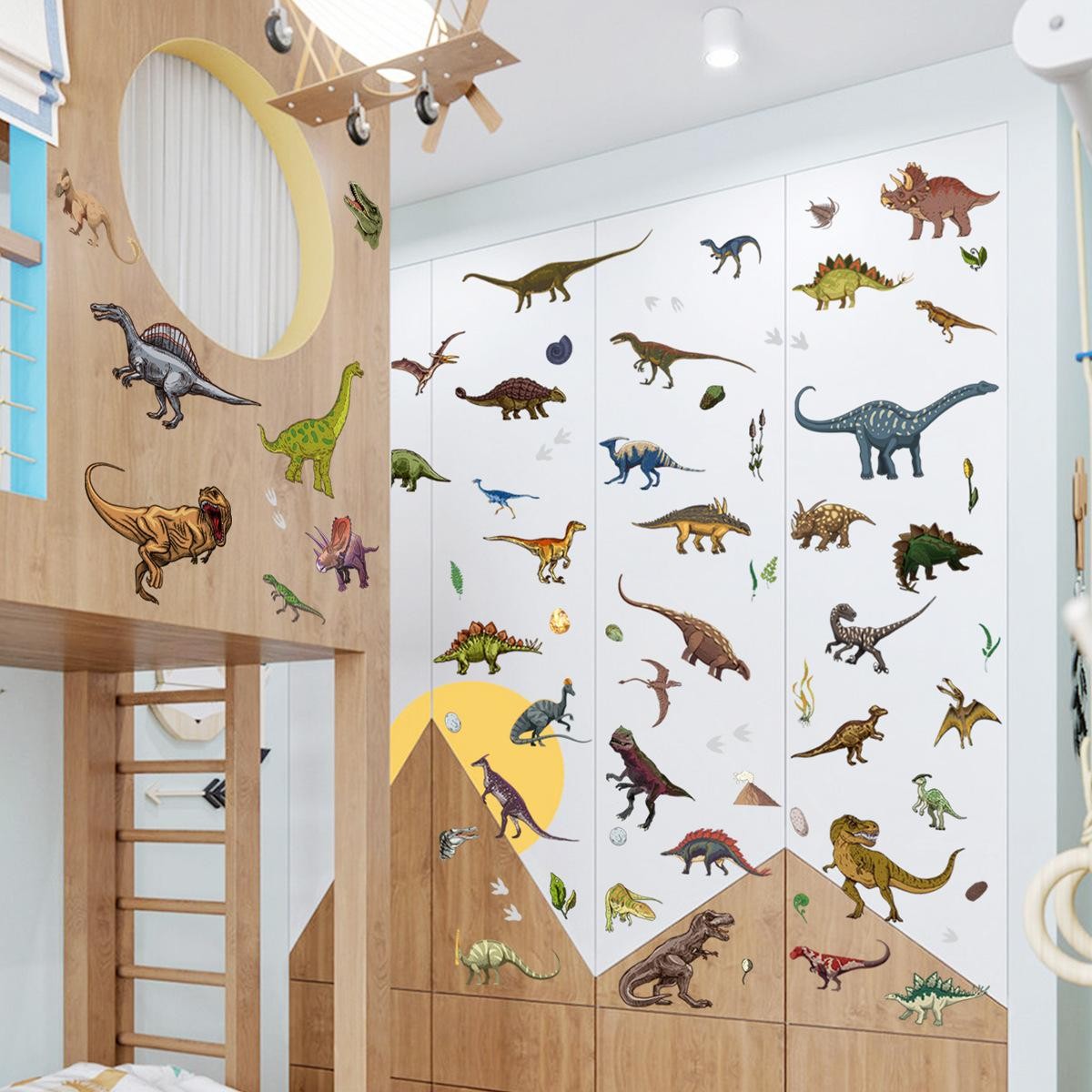 Glow-in-dark Dino Wall Decals – Removable, Luminous, Fun & Easy to Apply