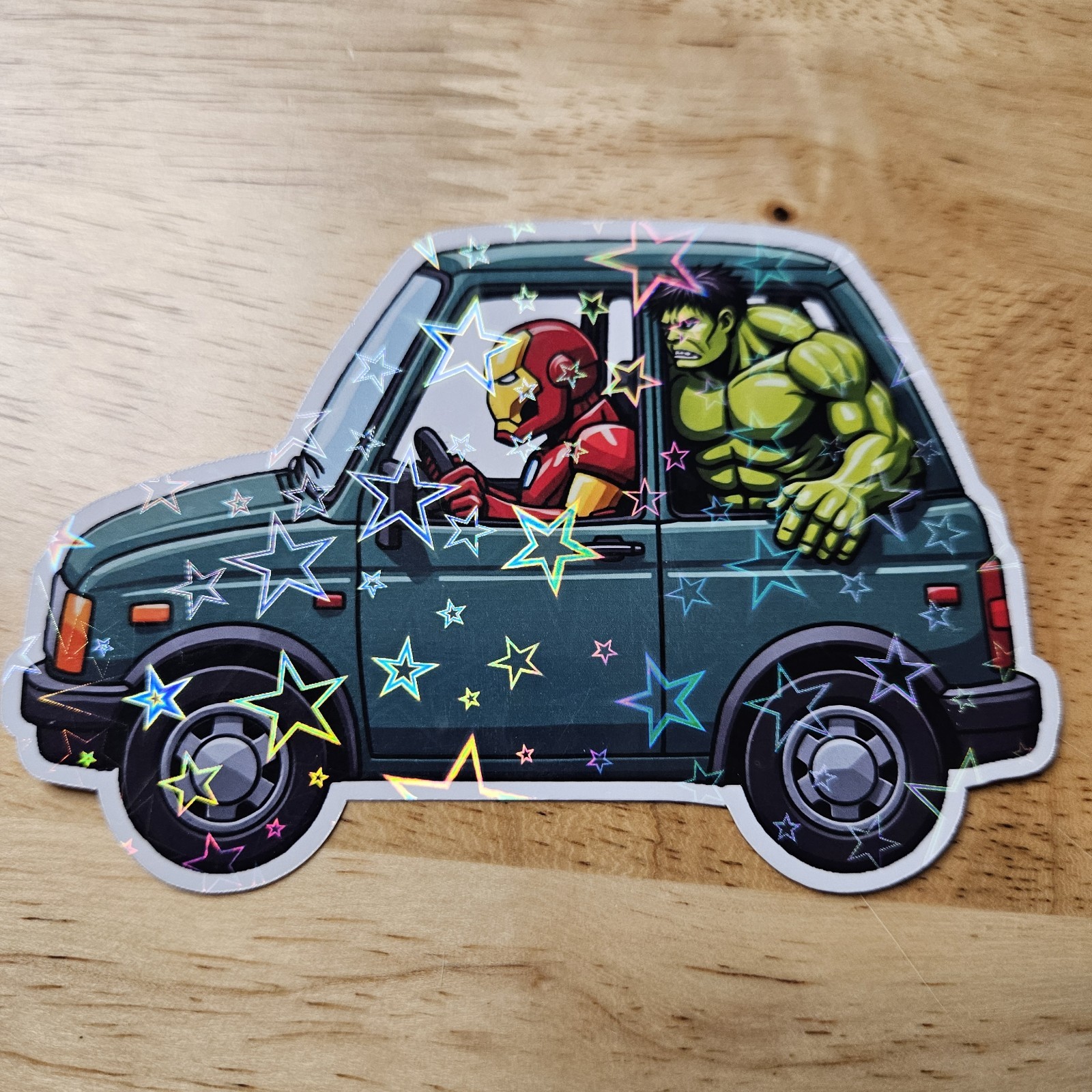 Ironman and The Hulk Sticker For Tumblers, Laptops, Vehicles & More –