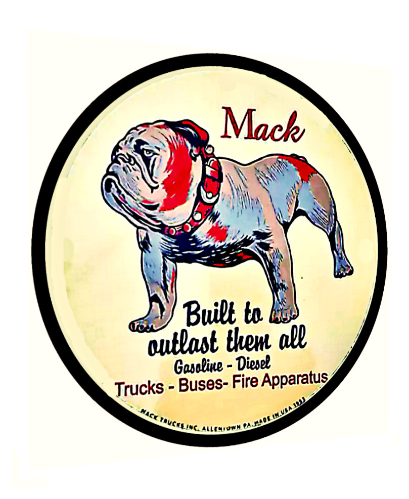 Mack truck sign sticker vintage retro 1953 reproduction laptop bumper 4 sizes