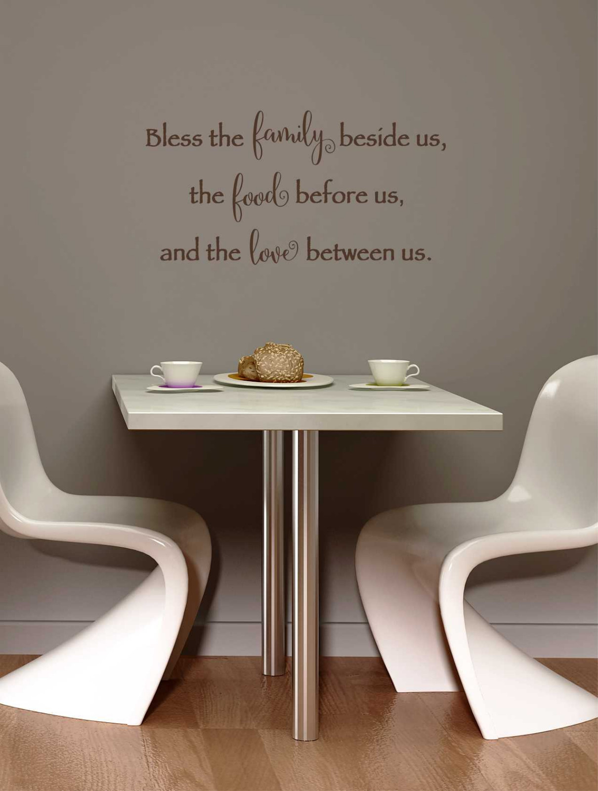 Bless the Food Family Love Amen Wall Decal Lettering Home Decor Kitchen Saying