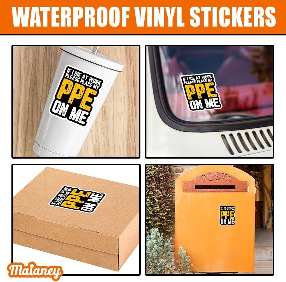 Whimsical 3-Piece Electrician Sticker Set – Ideal for Laptops and Water Bottles