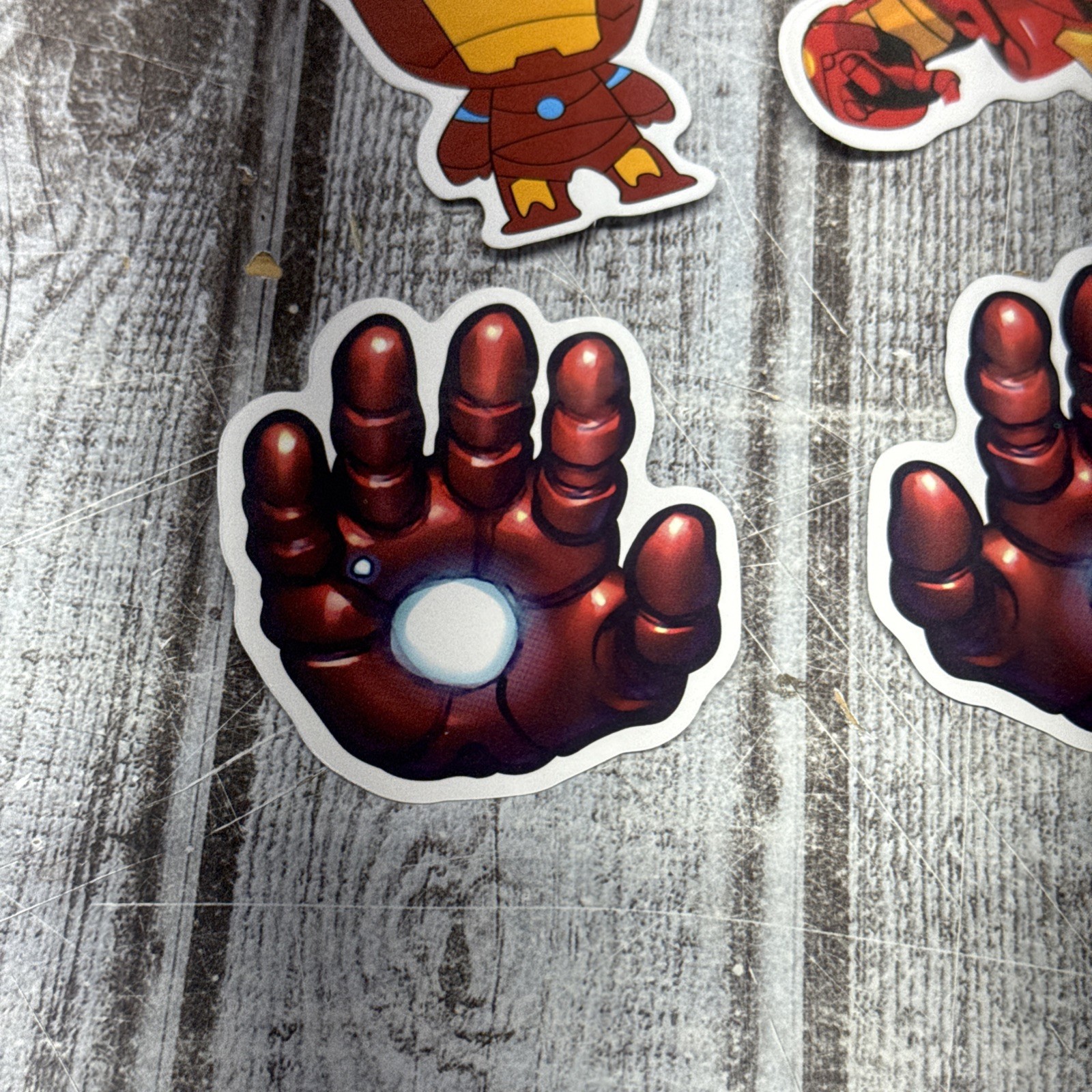 Ironman Sticker Lot Of 7 Water bottle Laptop Marvel Fun Artwork