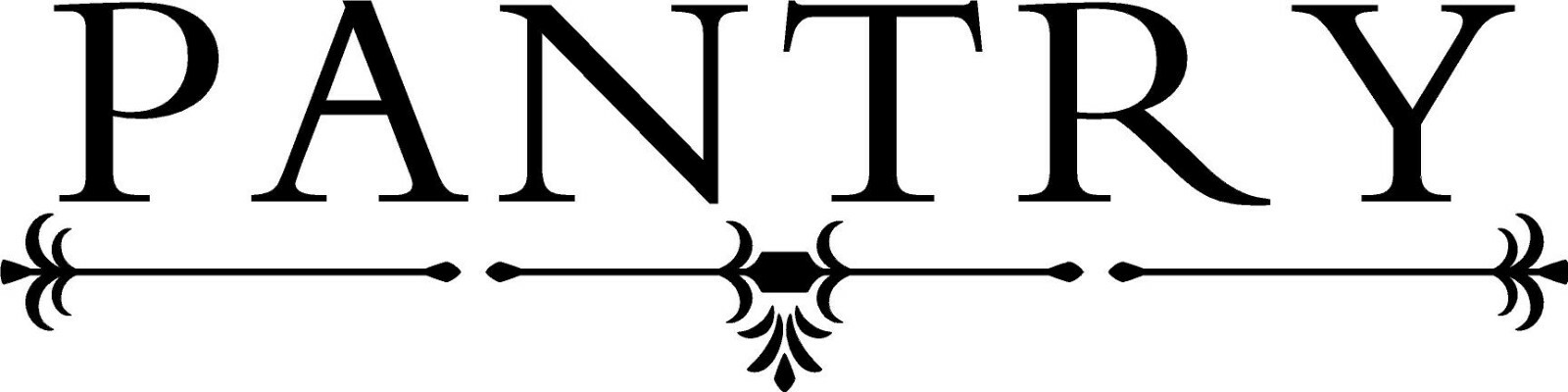 Pantry Vinyl Decal Home Décor 8" x 24"