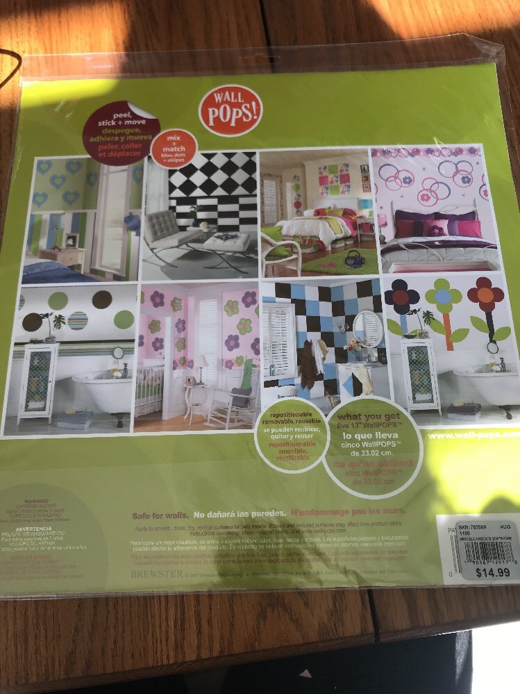 Wall Pops! Wall Art 5 Dots 1 Color•couleur Hot Chocolate-Brand New-Ships N 24 Hr