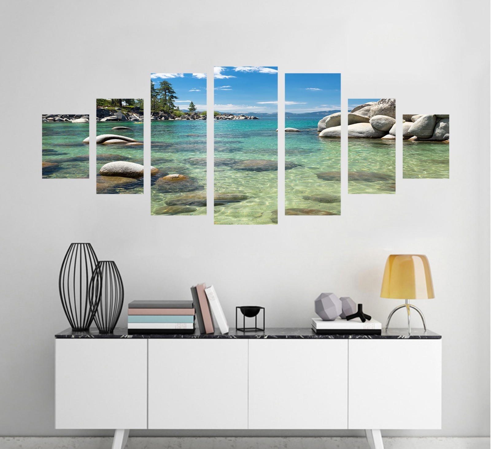 3D Clear River 72 Unframed Print Wall Paper Decal Wall Deco Indoor AJ Jenny