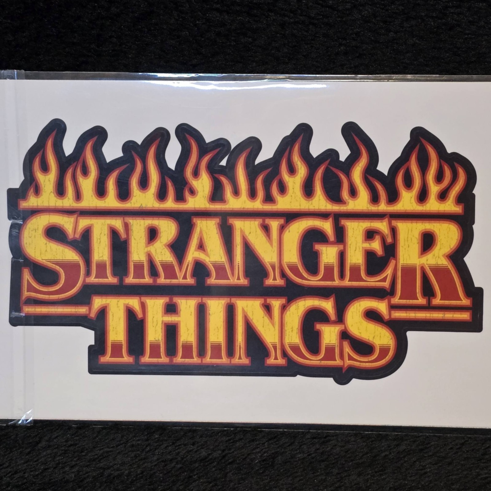 Stranger Things Roomscapes Decal Sticker Trends International Netflix Flame Logo