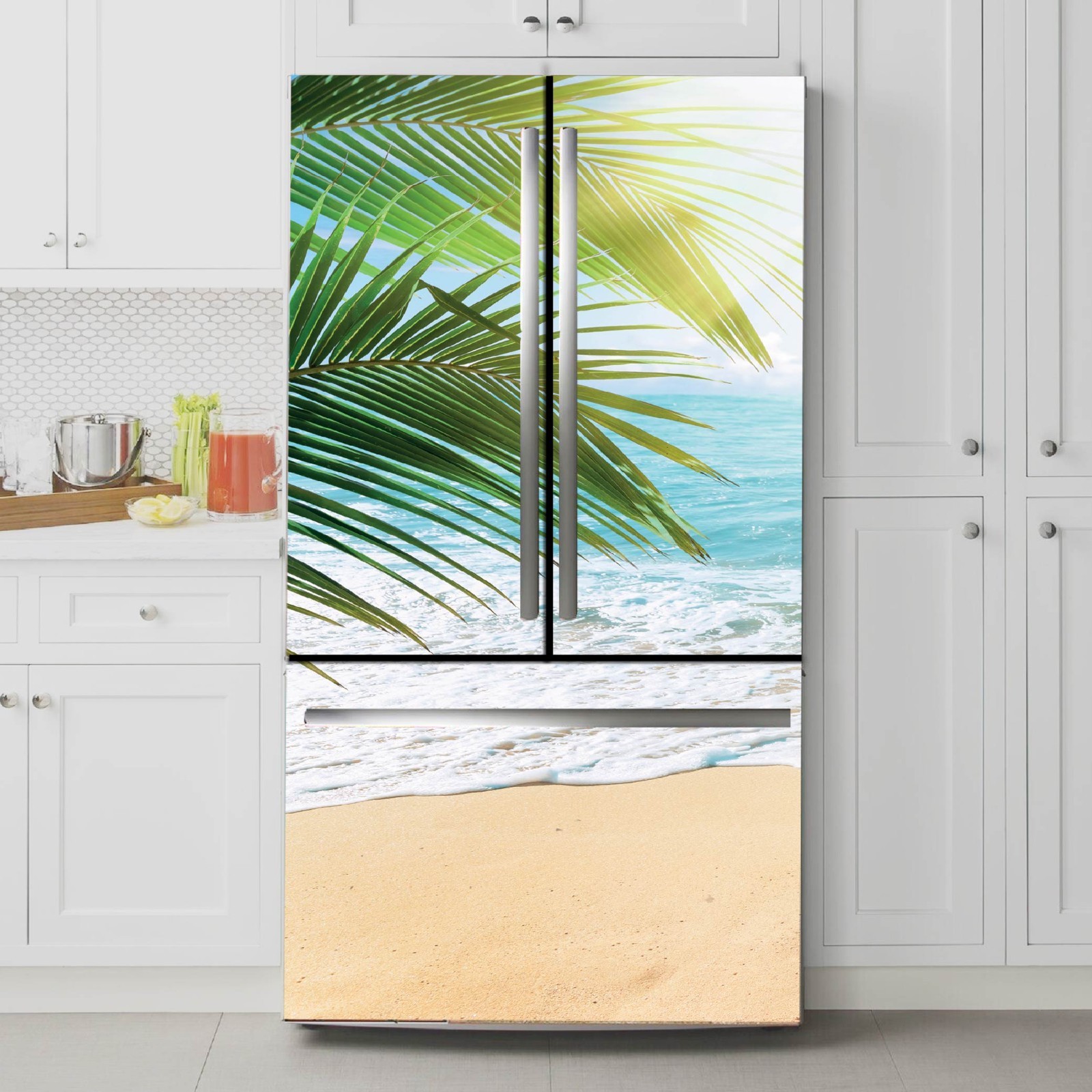Nature Refrigerator Skin, Self Adhesive Fridge Wrap