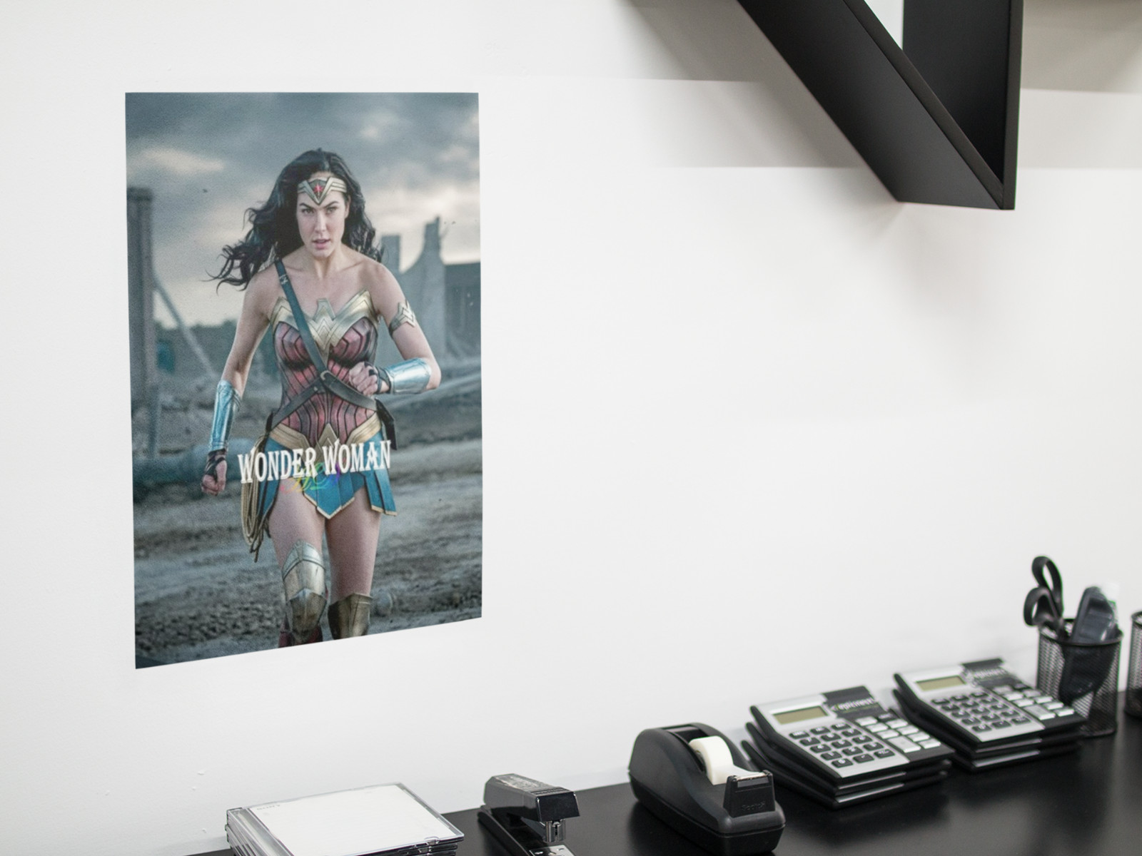 WONDER WOMEN MOVIE Wall Vinyl Decal Poster CANVAS PRINT Removable Adhesive