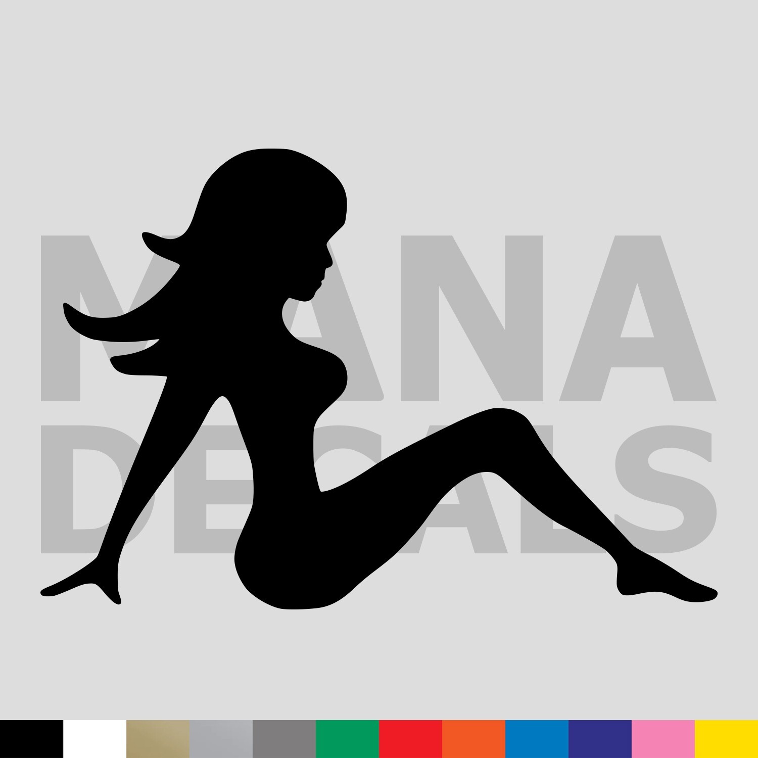 Mud Flap Girl Vinyl Die Cut Decal Sticker – Truck Trucker Trucking Lady