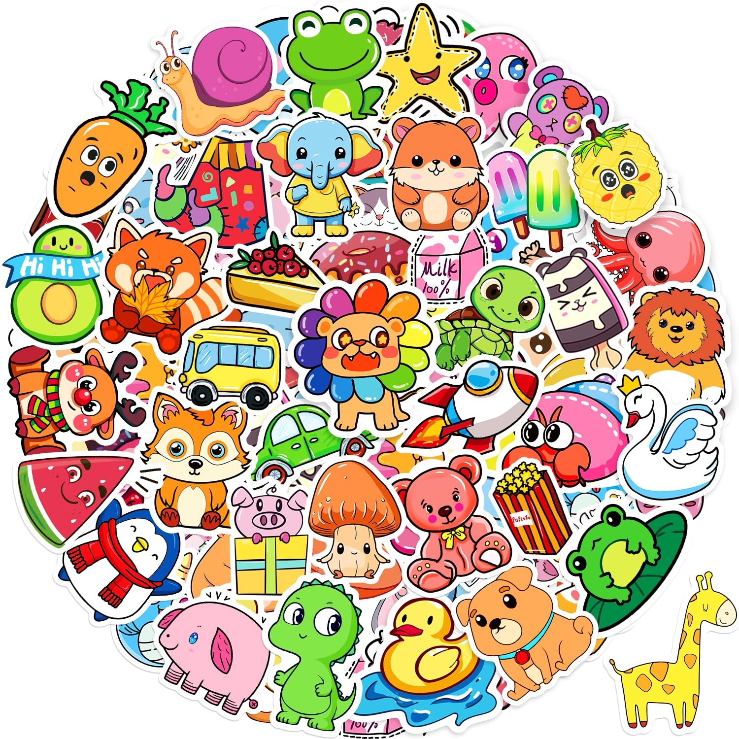 Stickers for Kids 600Pcs Cute Water Bottle Stickers for Teens Vinyl Waterproof