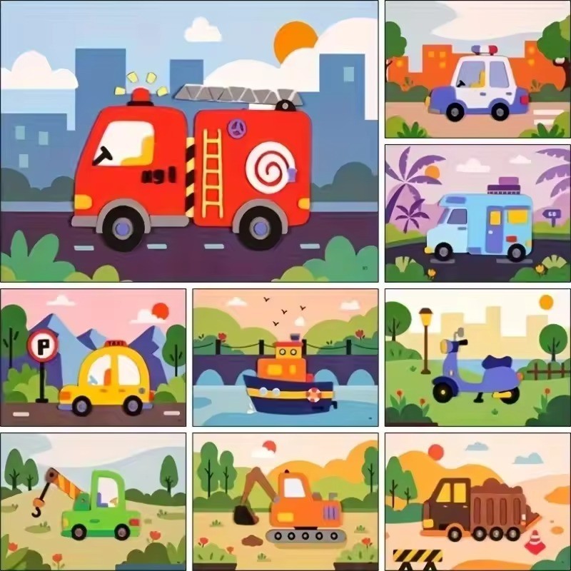 DIY 3D EVA Foam Sticker Puzzle Cartoon Animal Craft Educational Toy Kids Gift