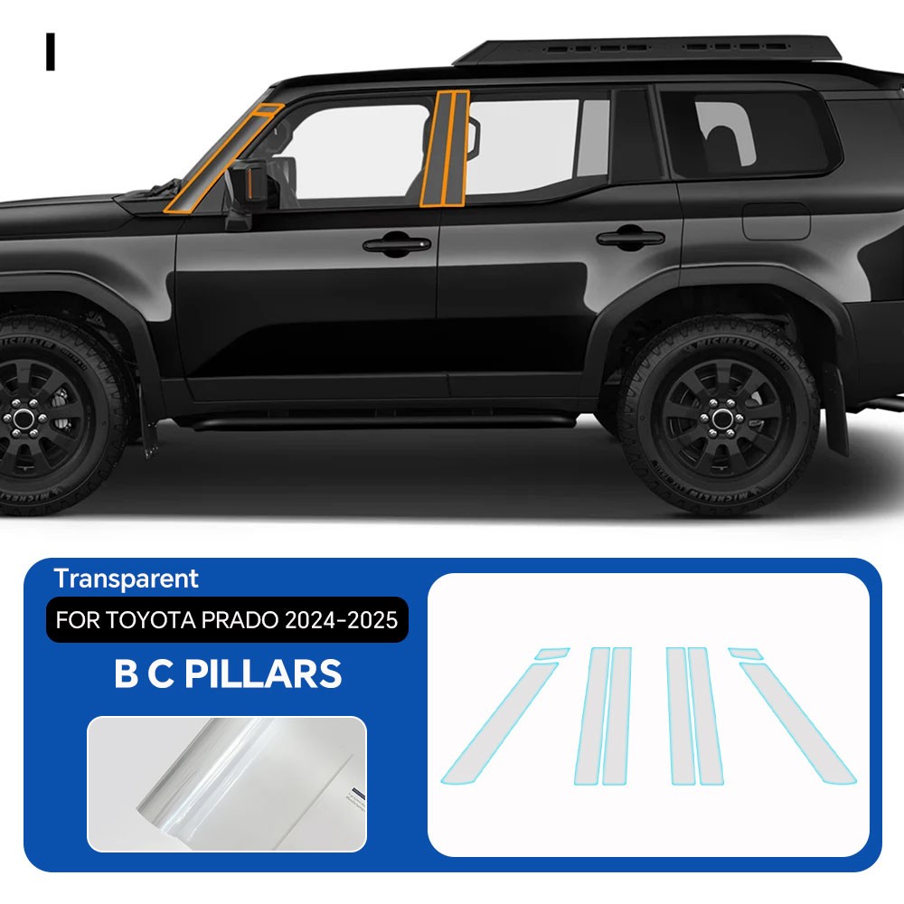 Toyota Land Cruiser LC250 Prado 2024-UP Full Car Precut Paint Protection Film