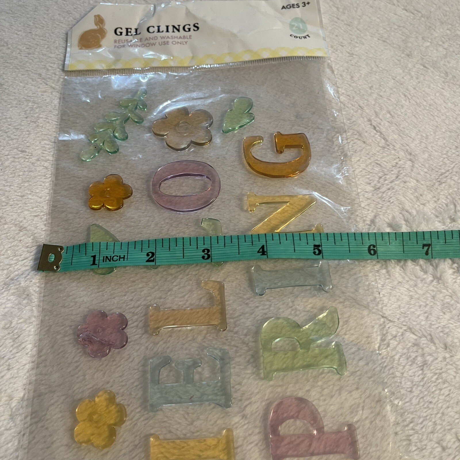 Window Gel Clings Hello Spring Flowers Teacher Supply Decor