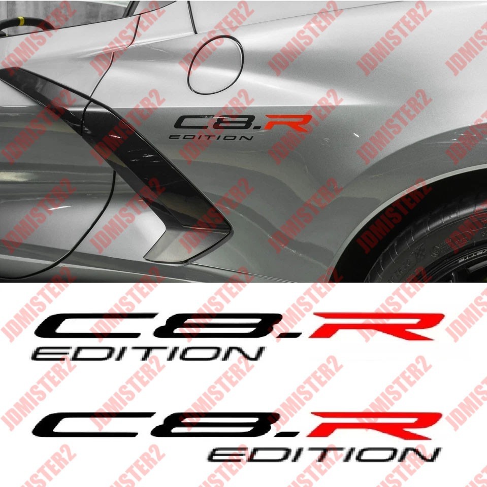 Corvette C8.R Sticker Jake Racing Stingray Decal Z51 Z06 C8R z51- 2.1"H X 11.25"