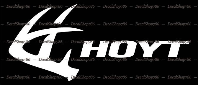 HOYT ARCHERY – Hunting/Outdoor Sports – Car Vinyl Die-Cut Peel N' Stick Decals