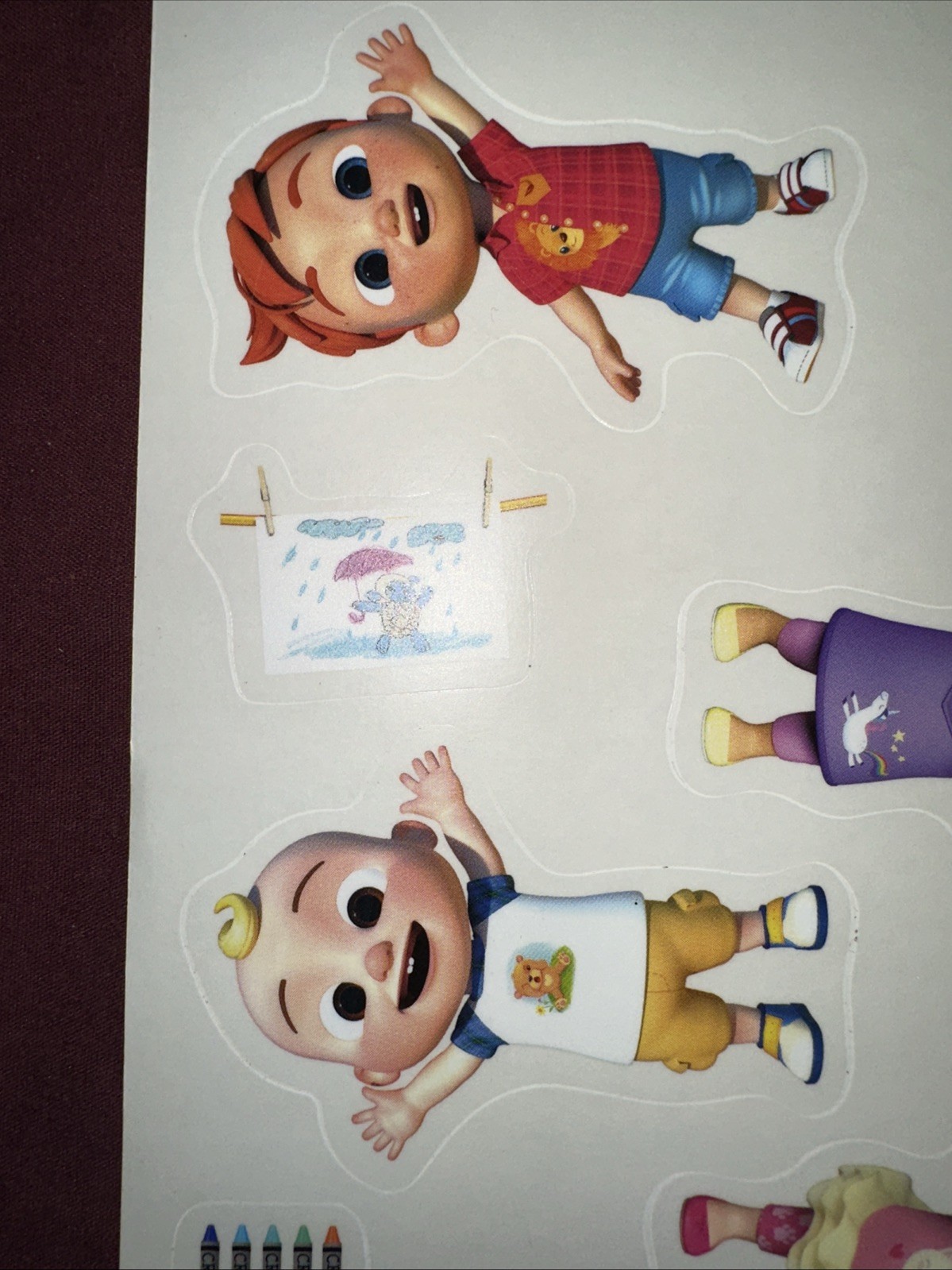 16 Cocomelon Wall Decals 2022 Moonbug Kids Room Decor Baby Toddler Nursery Gift