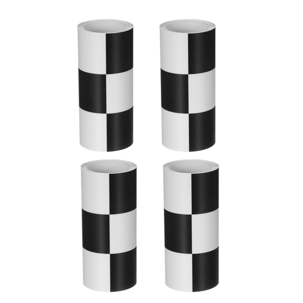 4 Rolls Bulletin Racing Border Car Track Decoration Peel and Stick Wall Sticker