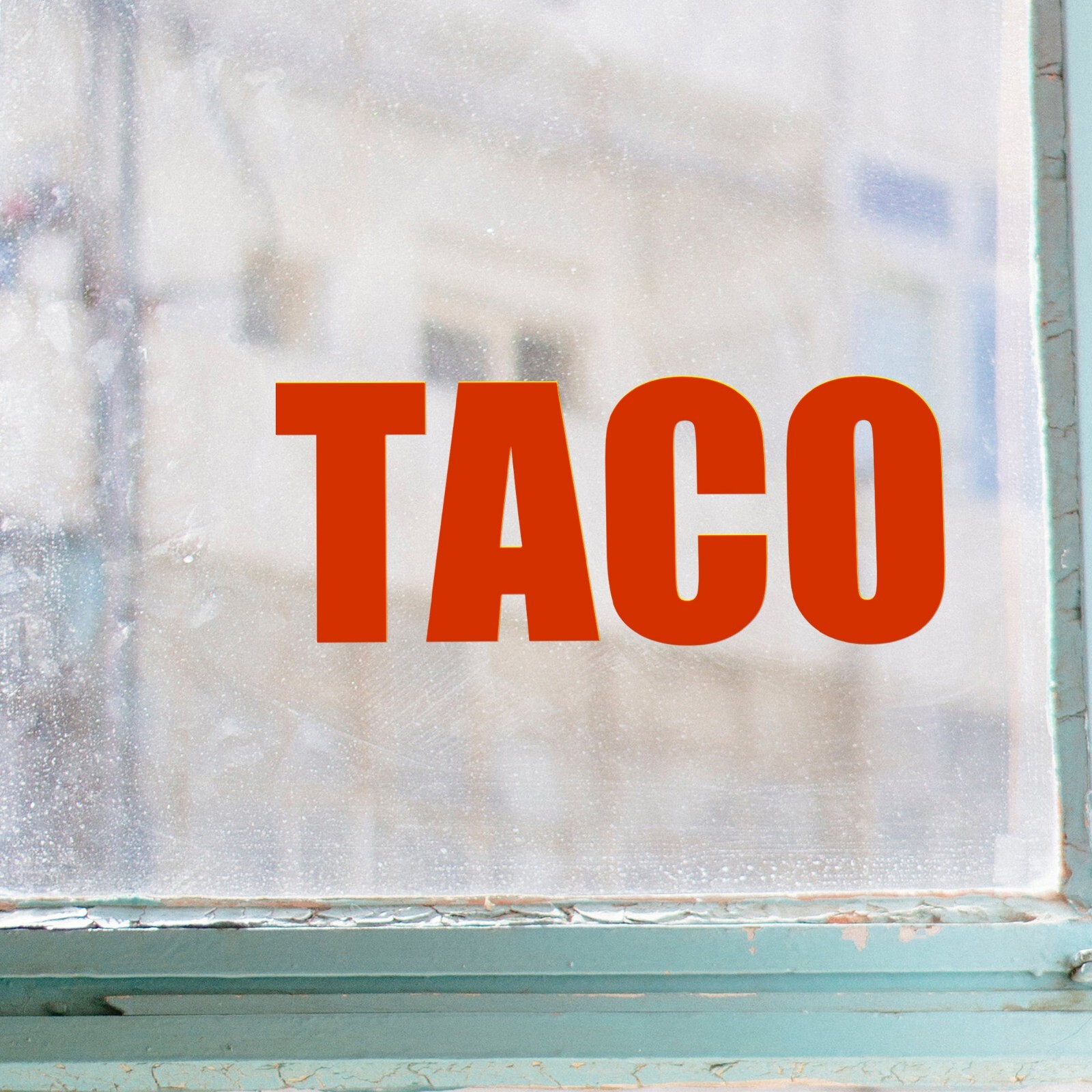TACO Always Chickens Out Vinyl Decal V3 – Satirical Political Sticker Funny Meme