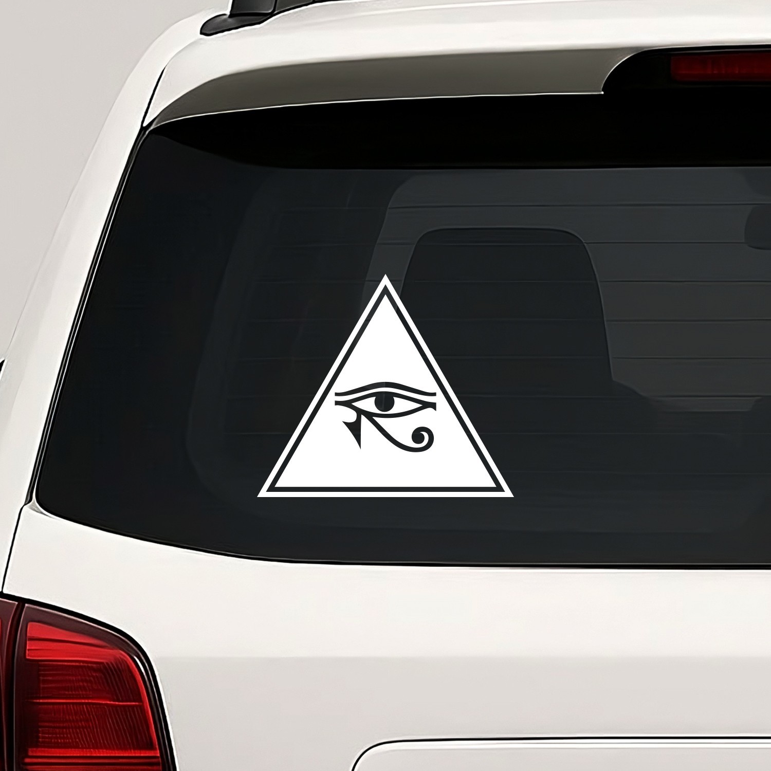 Eye of Horus Triangle Vinyl Die Cut Decal Sticker – Egyptian Moon Protection