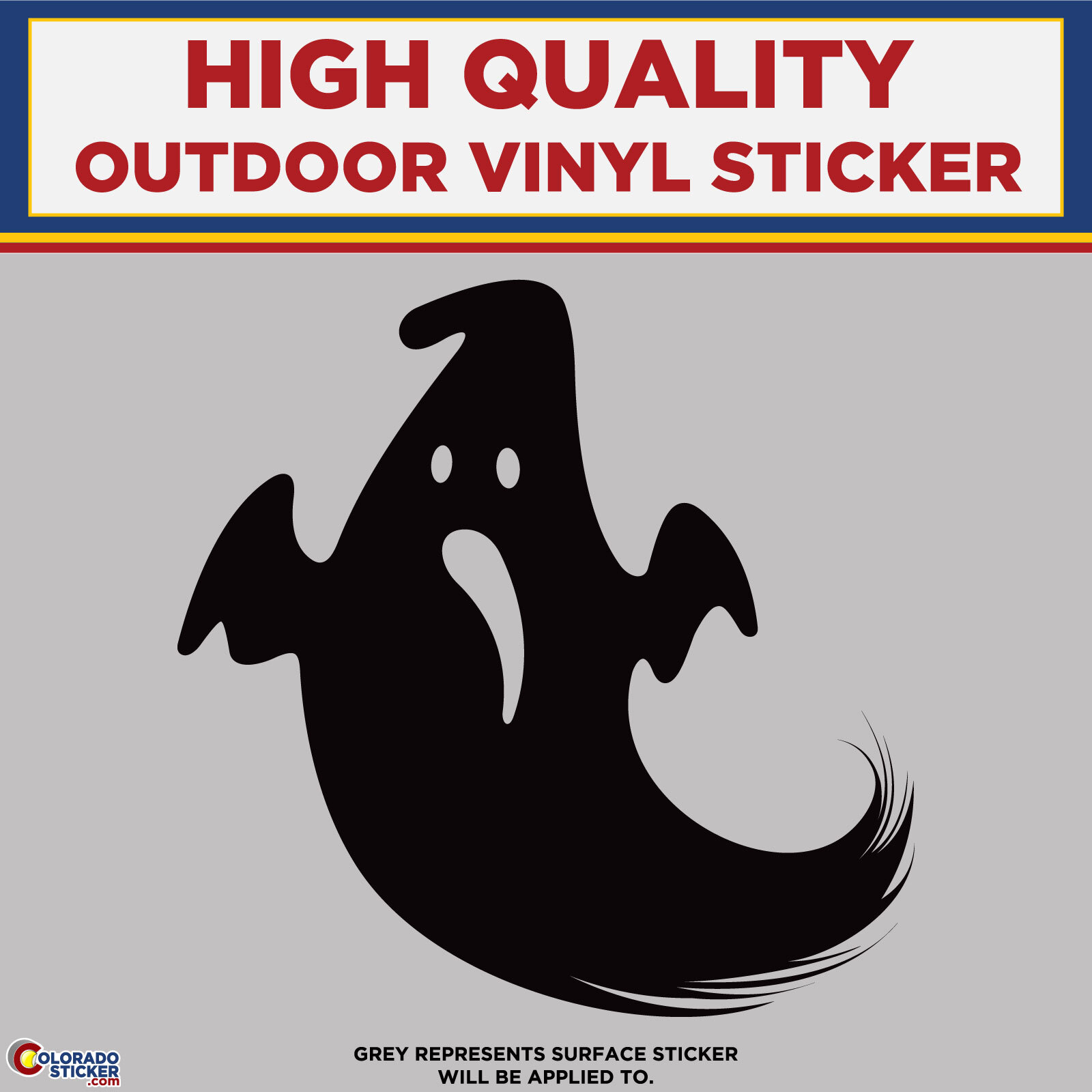 Ghost Die Cut, High Quality Vinyl Stickers