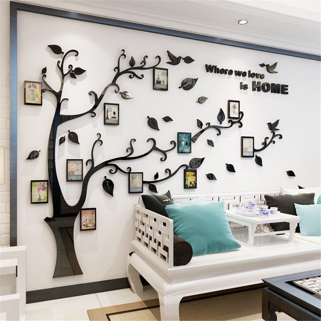 Tree Wall Stickers – DIY Photo Frame Tree Wall Decal Family Photo Frame