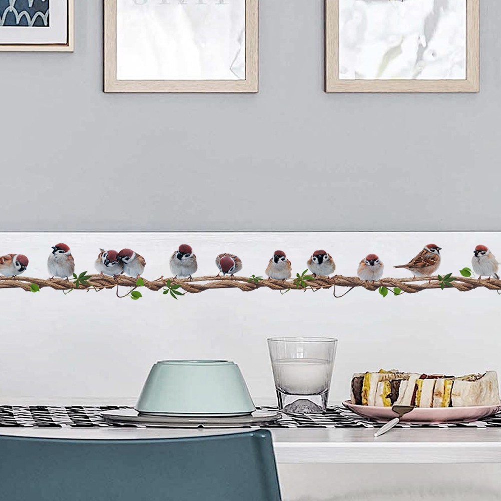 Decorate Your Walls with Removable Bird Wall Stickers DIY Vinyl Art Decals