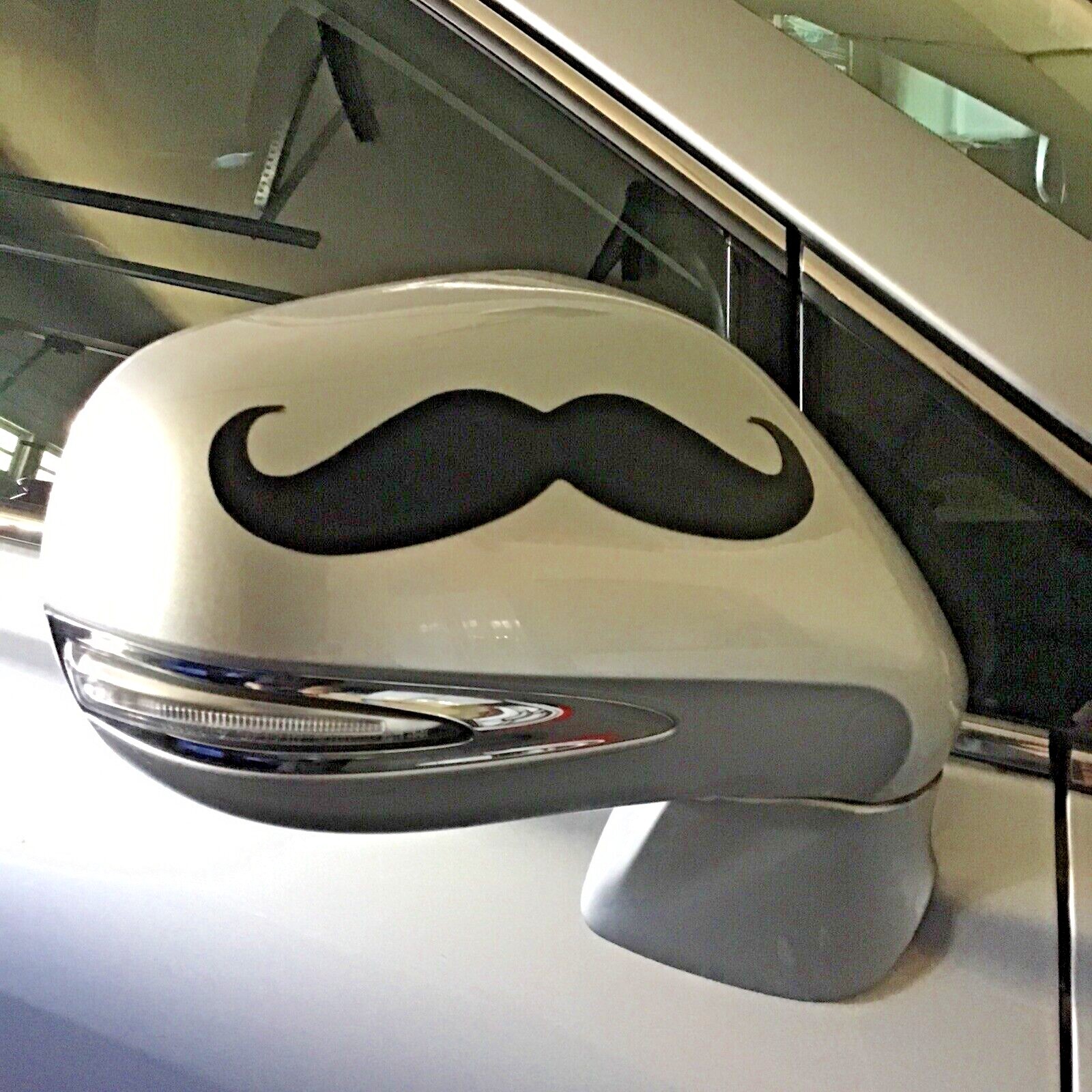 Mustache Decal Sticker 7.75" / 16" OR 24" For Car / Room / Party St-72