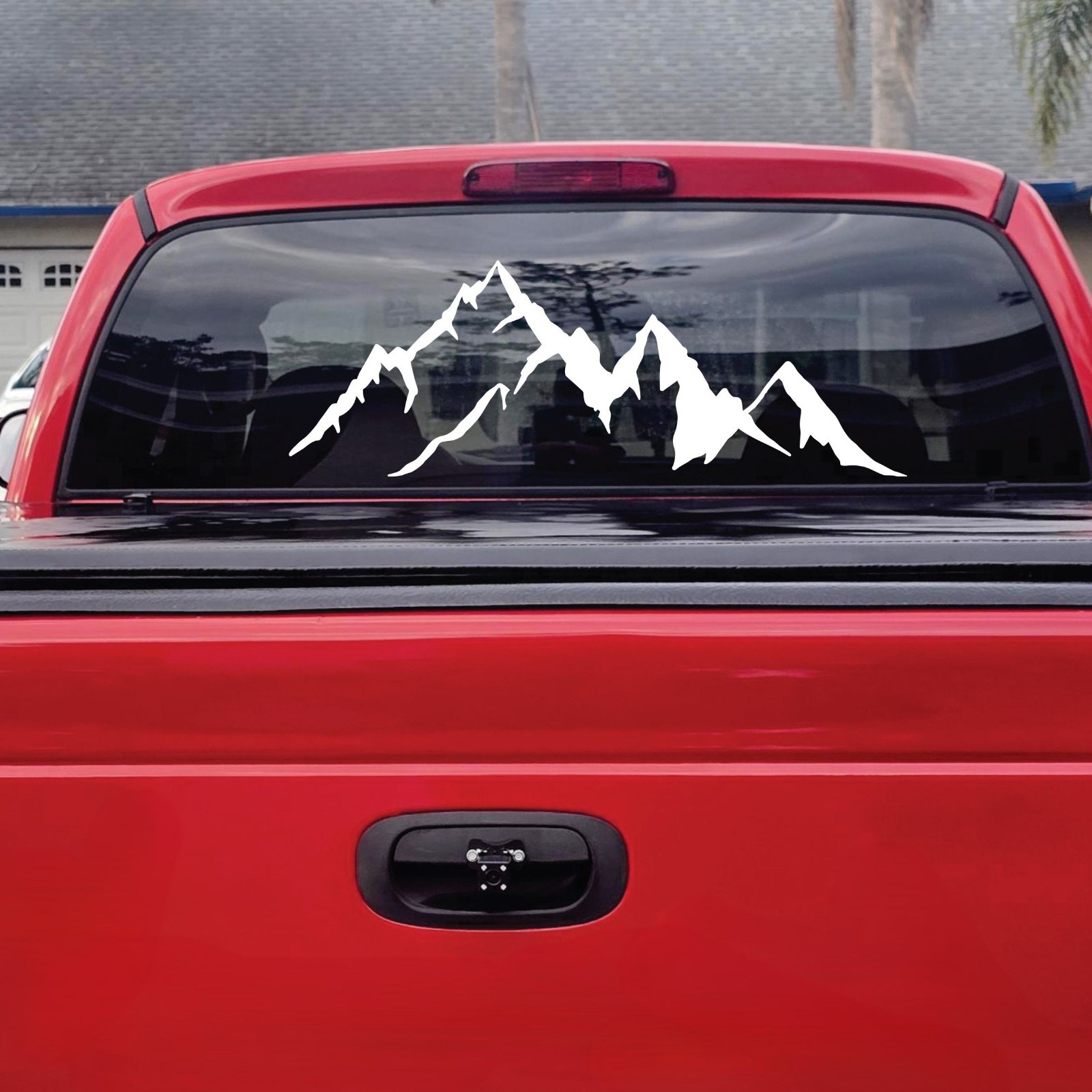 Mountain Range Decal Outdoors Nature Sticker Outdoors Sticker Hiking Adventure