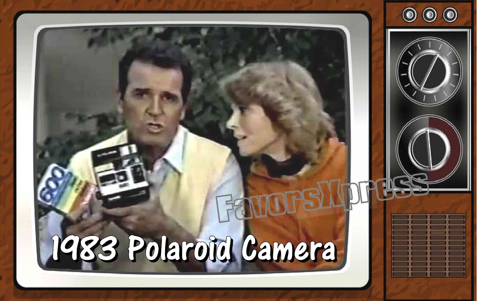 1983 Polaroid Camera Commercial Classic TV Show PHOTO MAGNET 4 X 2.5 INCHES