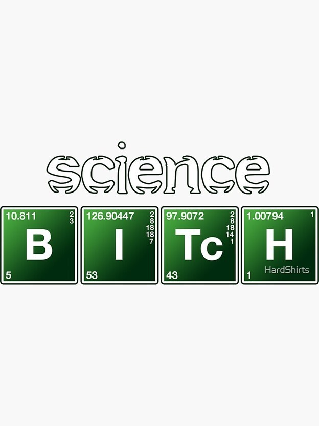 Breaking Bad Jesse Pinkman, Science Bitch, Funny, Vinyl Die Cut Sticker
