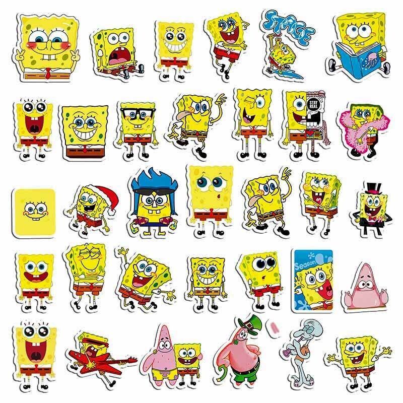 SPONGEBOB Stickers [A] SQUAREPANTS Squidword PATRICK ~ Vinyl Skateboard Decals