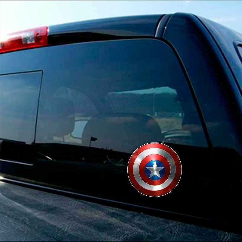 Captain America Shield Sticker Decal Superhero Comic Window iphone for Avengers