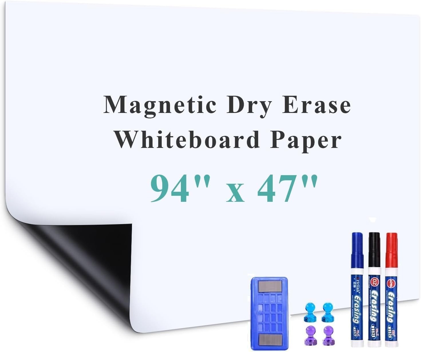 Industrial-Grade Whiteboard Covering – Easy Installation